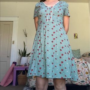 Vintage strawberry dress